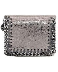 Stella McCartney - Logo Engraved Chain Detailed Wallet - Lyst