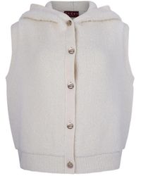 Gucci - Button-Up Hooded Vest - Lyst