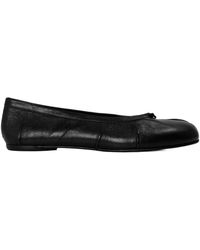 Maison Margiela - Soft Leather Flat Shoe - Lyst