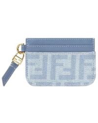 Fendi - Ff-Motif Card Holder - Lyst