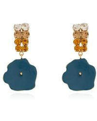 Marni - Floral Motif Earrings - Lyst