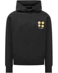 Barrow - Graphic Printed Drawstring Hoodie - Lyst