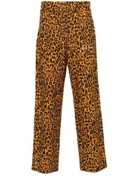Palm Angels - Cheetah-Printed Straight Leg Track Pants - Lyst