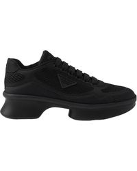 Prada - Mesh Platform Sneakers - Lyst