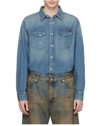 Nudie Jeans - Gunnar Denim Shirt - Lyst