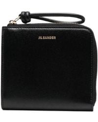 Jil Sander - Logo Embossed Zip-Around Wallet - Lyst
