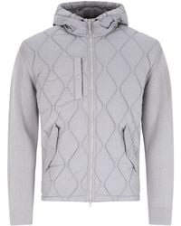 Stone Island - Diamond-Quilted Jacket - Lyst