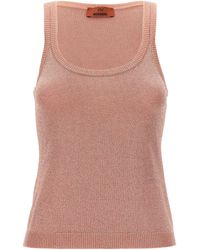Missoni - Sleeveless Knitted Lurex Tank Top - Lyst