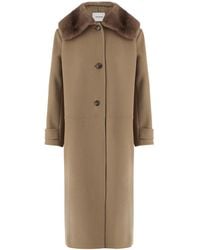 Yves Salomon - Wool And Cashmere Long Coat - Lyst