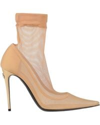 Dolce & Gabbana - Solid Color Ankle Boots - Lyst