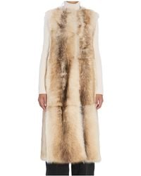 Yves Salomon - Neutrals Jackets - Lyst