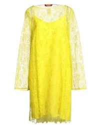 Max Mara - Solid Embroidered Dress - Lyst