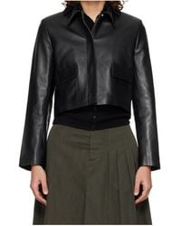 Nour Hammour - Bleeker Leather Jacket - Lyst