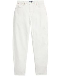Polo Ralph Lauren - High-Rise Tapered Jeans - Lyst