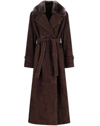 Blancha - Long-Sleeved Trench Coat - Lyst