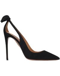 Aquazzura - Bow Tie 105 High Heels - Lyst