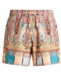 Etro - Paisley-Printed Swim Shorts - Lyst