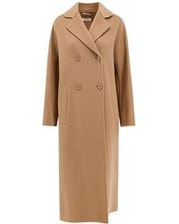 Max Mara - 'S Double-Breasted Long-Sleeved Coat - Lyst