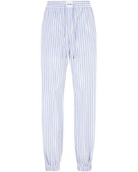 The Attico - The Striped Drawstring Trousers - Lyst