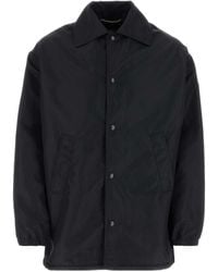 Dolce & Gabbana - Logo Plaque Drawstring Hem Parka - Lyst