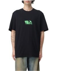 MSGM - Logo Printed Crewneck T-Shirt - Lyst