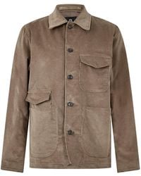 Paul Smith - Corduroy Lapel Coat - Lyst