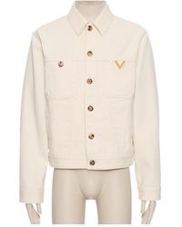 Valentino - Button-Up Long-Sleeved Jacket - Lyst