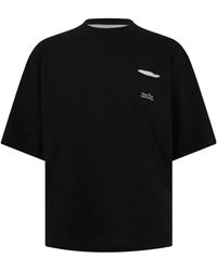 Undercover - Minimalist Color-Blocked T-Shirt - Lyst