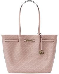 Michael Kors - Carson Large Signature Logo Tote Bag - Lyst