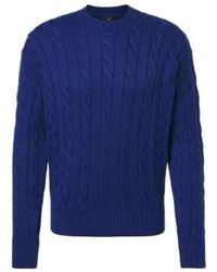 dunhill - Cable-Knit Cotton Sweater - Lyst
