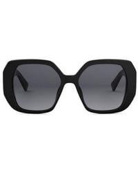 BVLGARI - Geometric Frame Sunglasses - Lyst