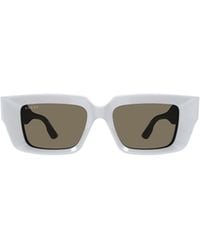 Gucci - Eyewear Rectangular Frame Sunglasses - Lyst