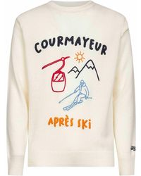 MC2 Saint Barth - Courmayeur Embroidered Crewneck Jumper - Lyst