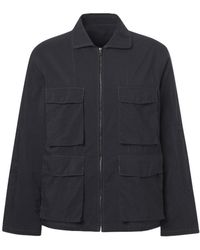 Lemaire - Zippered Long-Sleeved Casual Jacket - Lyst