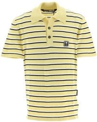 Palm Angels - Logo-Patch Short Sleeved Polo Shirt - Lyst