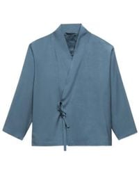 KENZO - Wrap Kimono Blazer - Lyst