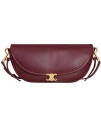 Celine - Little Halfmoon Soft Triomphe - Lyst