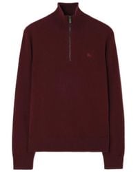 Burberry - Cameron Half-Zip Knitted Sweater - Lyst