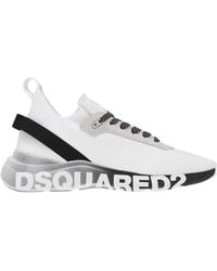 DSquared² - Lace-Up Low-Cut Sneakers - Lyst