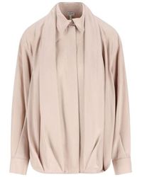 Loewe - Draped Shirt - Lyst