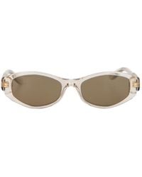 Balenciaga - Eyewear Nova Oval Sunglasses - Lyst