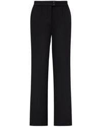 Moncler - High-Waisted Flared Pants - Lyst