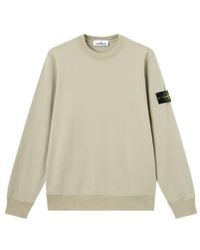 Stone Island - Logo Patch Crewneck Sweatshirt - Lyst
