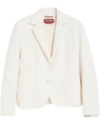 Max Mara - Studio Single-Breasted Long-Sleeved Jacket - Lyst