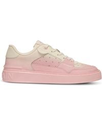 Balmain - B-Court Flip Leather Trainers - Lyst