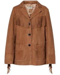 RIXO London - Fringed Suede Jacket - Lyst