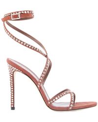 Paris Texas - Holly Zoe Embellished Ankle Strapped Sandals - Lyst