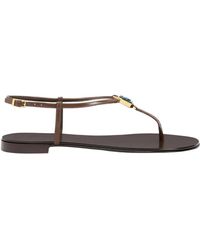 Giuseppe Zanotti - Cameliee Embellished Flat Sandals - Lyst