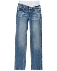 Alexander Wang - Boxer Drop Waistband Slim Jeans - Lyst