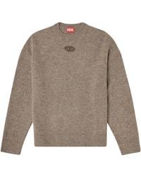 DIESEL - K-Areeso Logo Cut-Out Sweater - Lyst